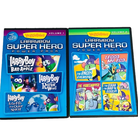 Veggietales - Larryboy Superhero Power Pack DVD Set 7 Shows & 16 Songs - Picture 2 of 4